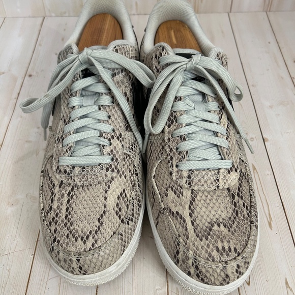 Nike Men\'s Air Force 1  Snakeskin 2019 BQ4424-100 Low Top Sneakers Shoes 8.5 main image 6